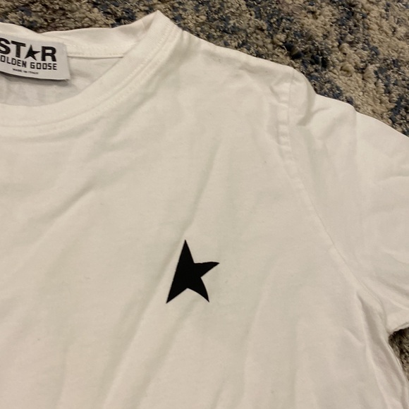 Kids golden goose White T-Shirt - Picture 6 of 8